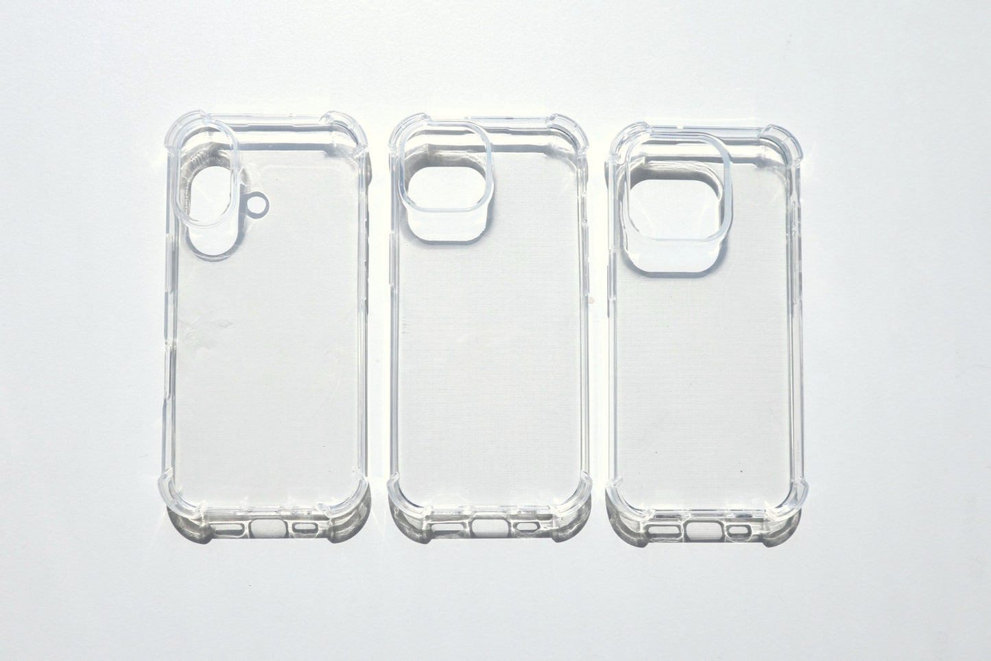 Transparant iPhone case - custom name in white