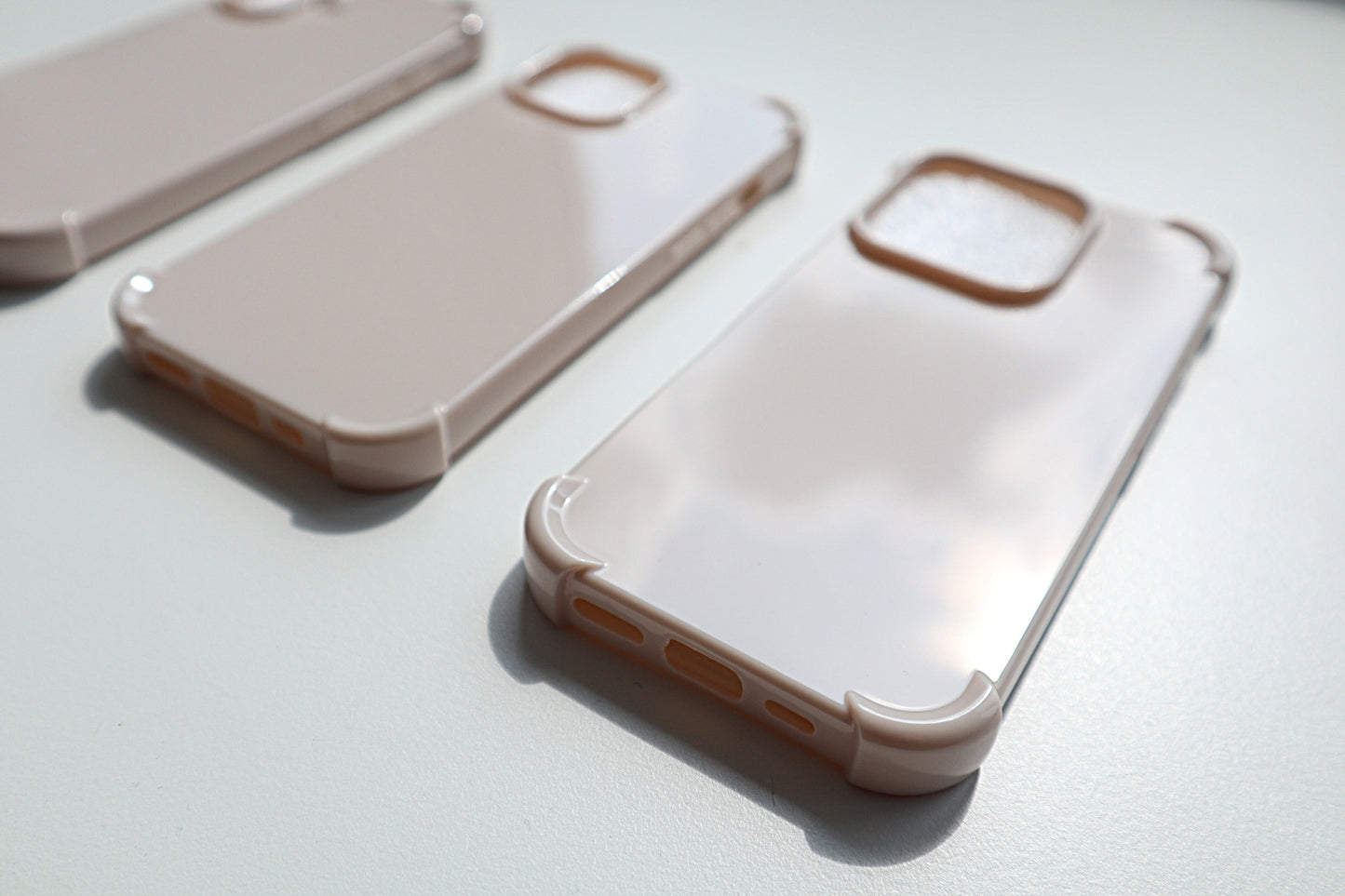 Beige iPhone case - 15/15 Pro/16/16 Pro
