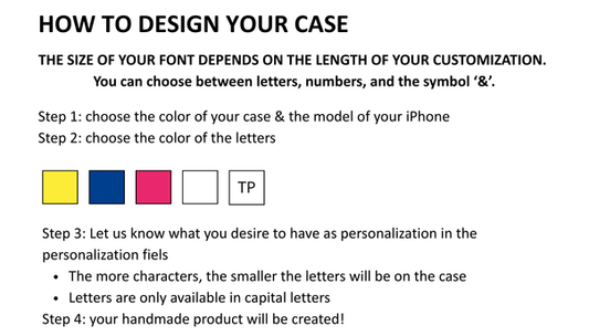 Beige iPhone case - custom name in white