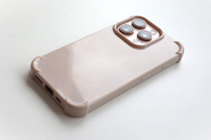 Beige iPhone case - 15/15 Pro/16/16 Pro